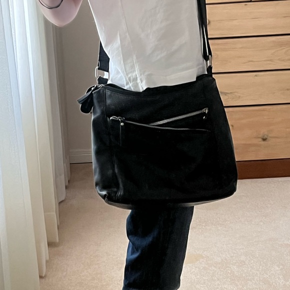 👜Vintage real leather shoulder bag: - Picture 4 of 12